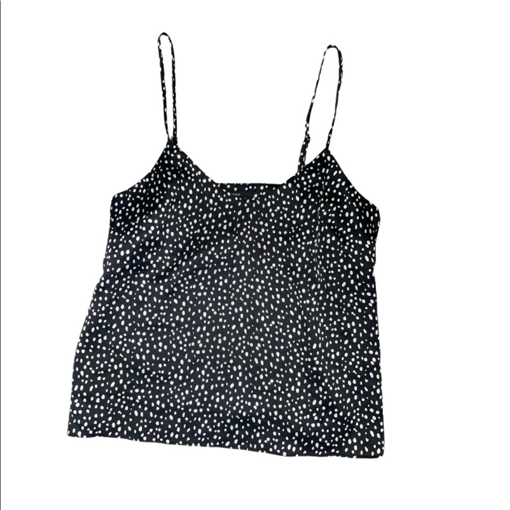 Forever 21 black and white Dalmatian print top
